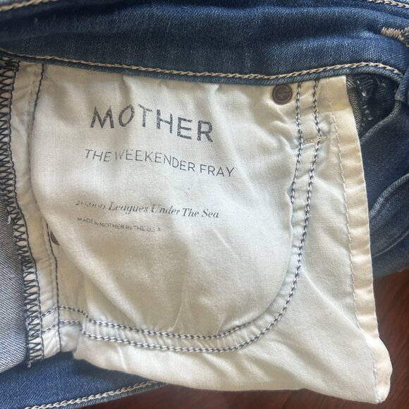 MOTHER - The Weekender Fray in 20,000 Leagues Under the Sea in Women's Size 26 - Picture 7 of 7